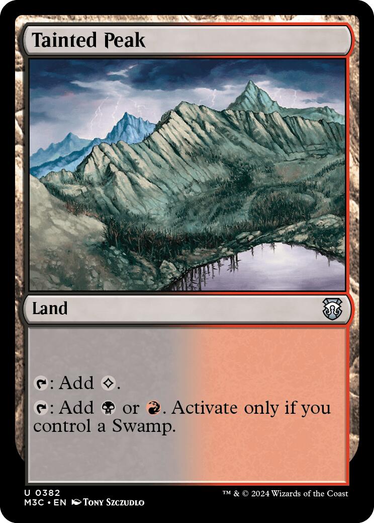 Tainted Peak [Modern Horizons 3 Commander] | Exor Games New Glasgow