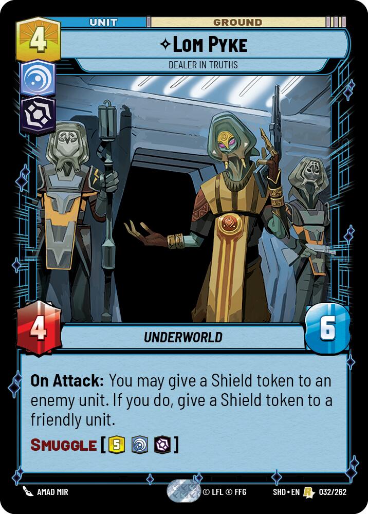 Lom Pyke - Dealer in Truths (032/262) (032/262) [Shadows of the Galaxy] | Exor Games New Glasgow