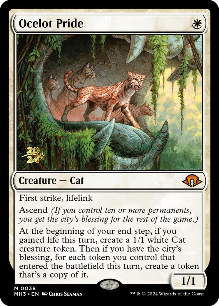 Ocelot Pride [Modern Horizons 3 Prerelease Promos] | Exor Games New Glasgow