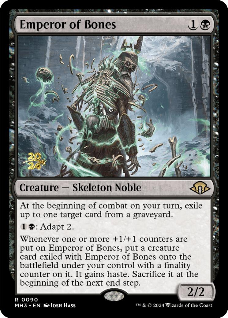 Emperor of Bones [Modern Horizons 3 Prerelease Promos] | Exor Games New Glasgow