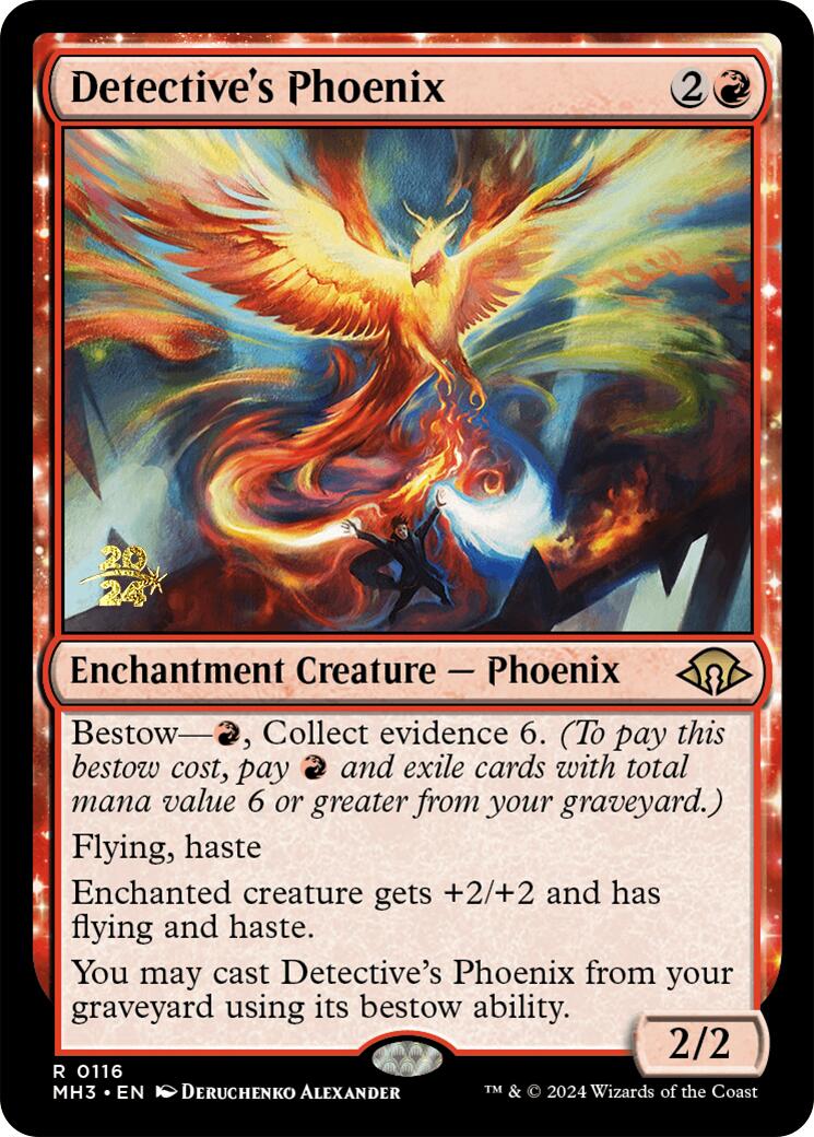 Detective's Phoenix [Modern Horizons 3 Prerelease Promos] | Exor Games New Glasgow