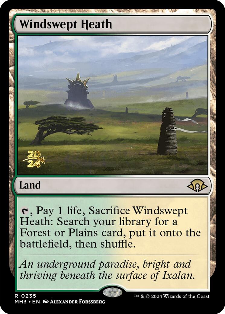 Windswept Heath [Modern Horizons 3 Prerelease Promos] | Exor Games New Glasgow