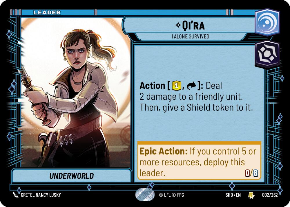 Qi'ra - I Alone Survived (002/262) (002/262) [Shadows of the Galaxy] | Exor Games New Glasgow