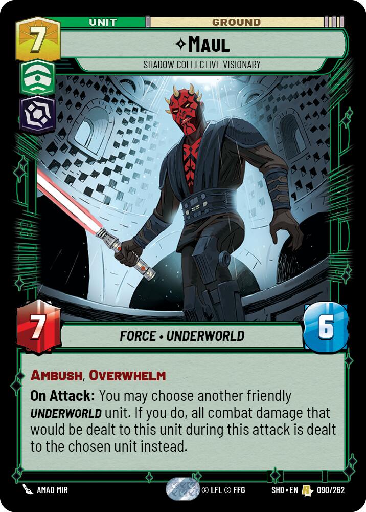 Maul - Shadow Collective Visionary (090/262) (090/262) [Shadows of the Galaxy] | Exor Games New Glasgow