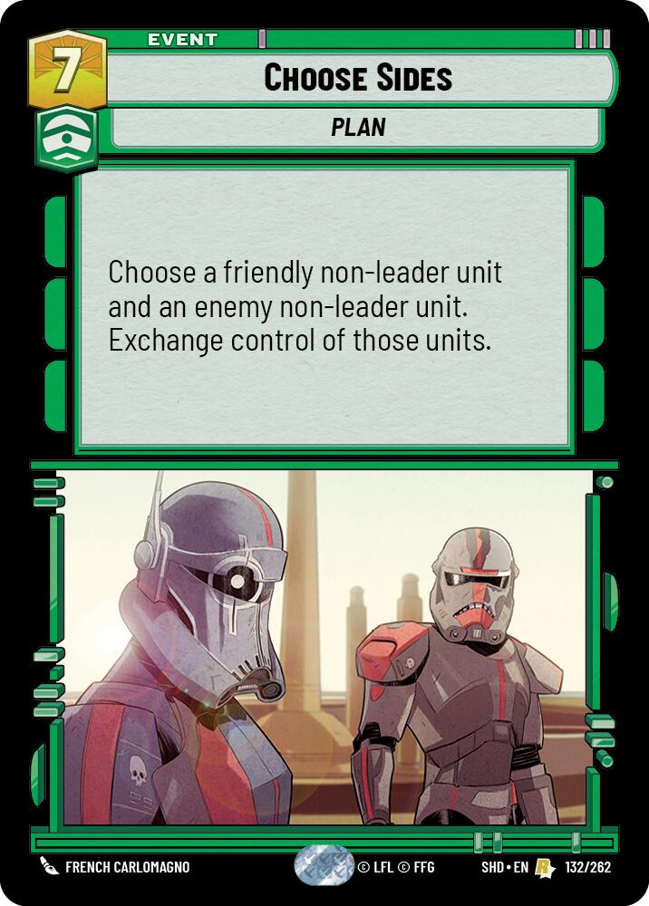 Choose Sides (132/262) [Shadows of the Galaxy] | Exor Games New Glasgow