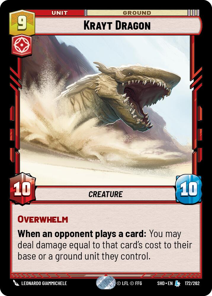 Krayt Dragon (172/262) (172/262) [Shadows of the Galaxy] | Exor Games New Glasgow