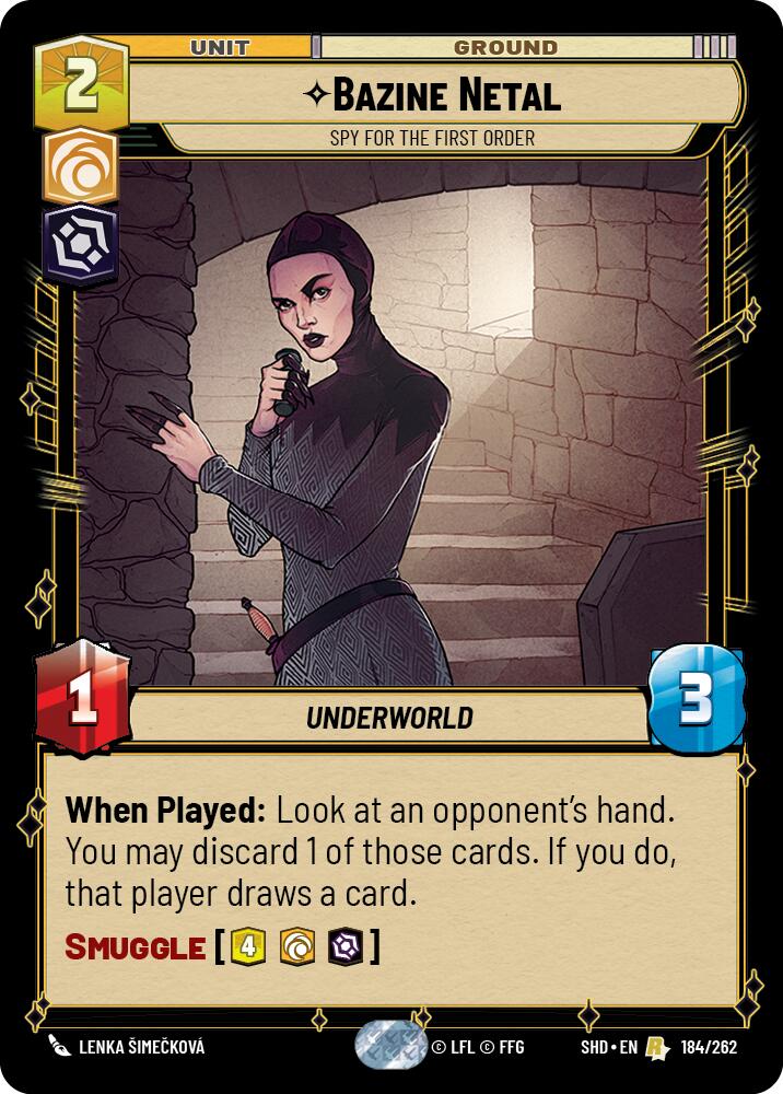 Bazine Netal - Spy for the First Order (184/262) (184/262) [Shadows of the Galaxy] | Exor Games New Glasgow