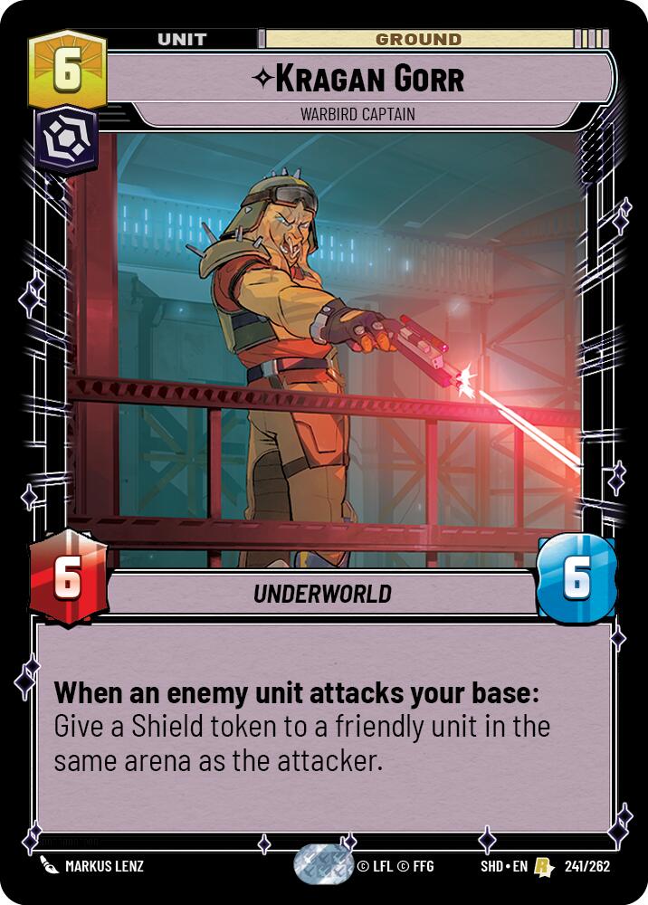 Kragan Gorr - Warbird Captain (241/262) (241/262) [Shadows of the Galaxy] | Exor Games New Glasgow