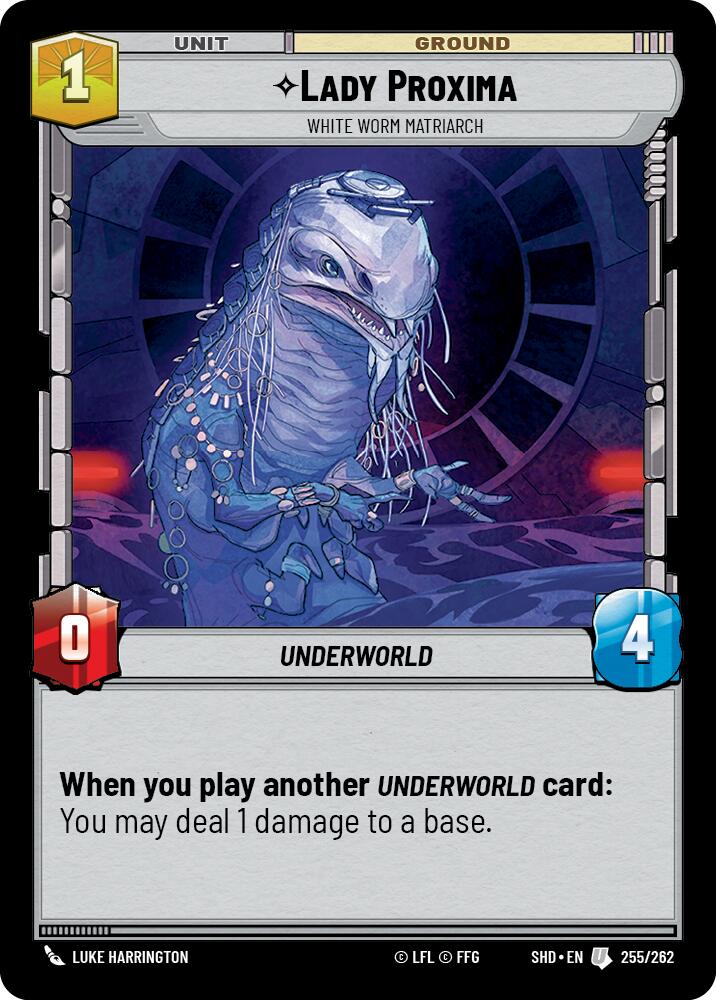 Lady Proxima - White Worm Matriarch (255/262) (255/262) [Shadows of the Galaxy] | Exor Games New Glasgow
