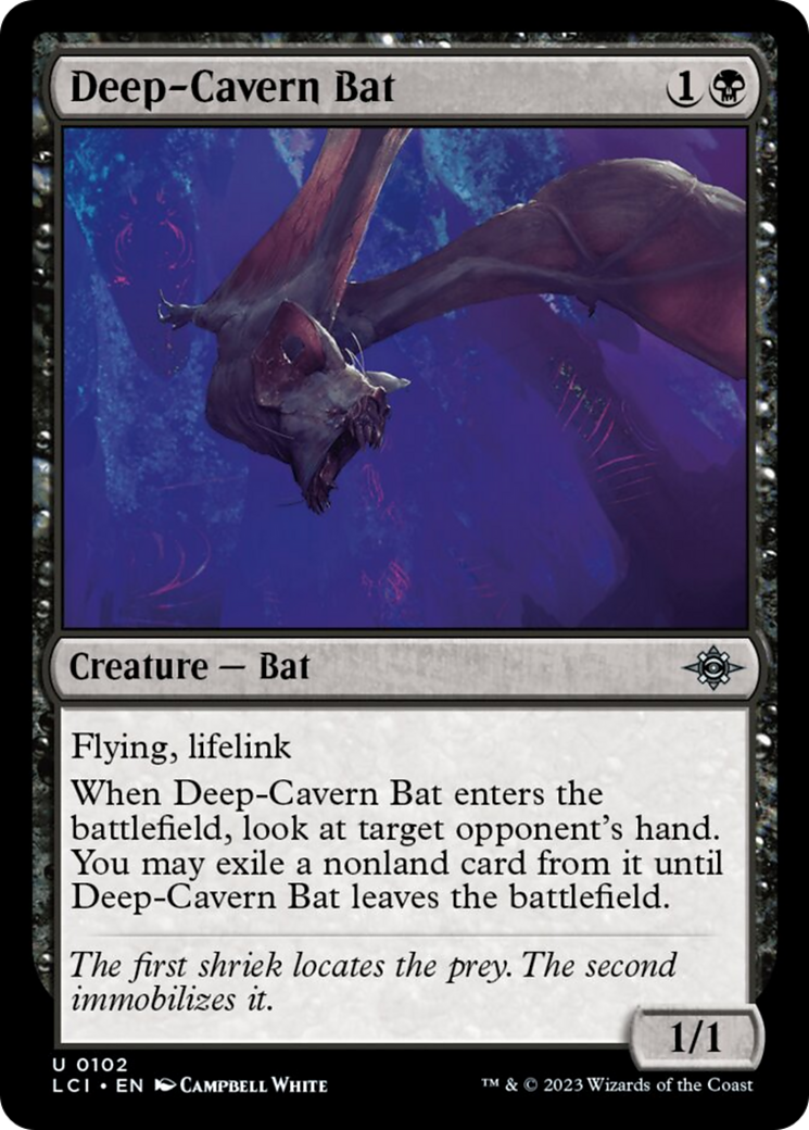 Deep-Cavern Bat [The Lost Caverns of Ixalan] | Exor Games New Glasgow