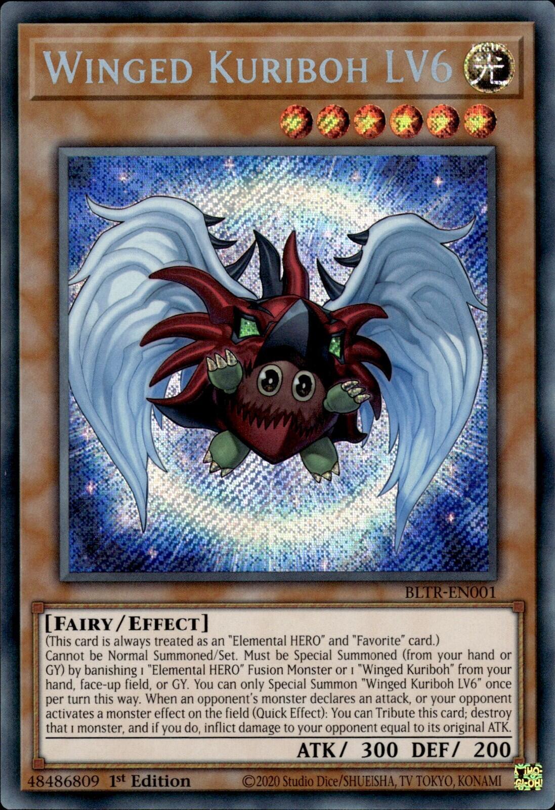 Winged Kuriboh LV6 [BLTR-EN001] Secret Rare | Exor Games New Glasgow