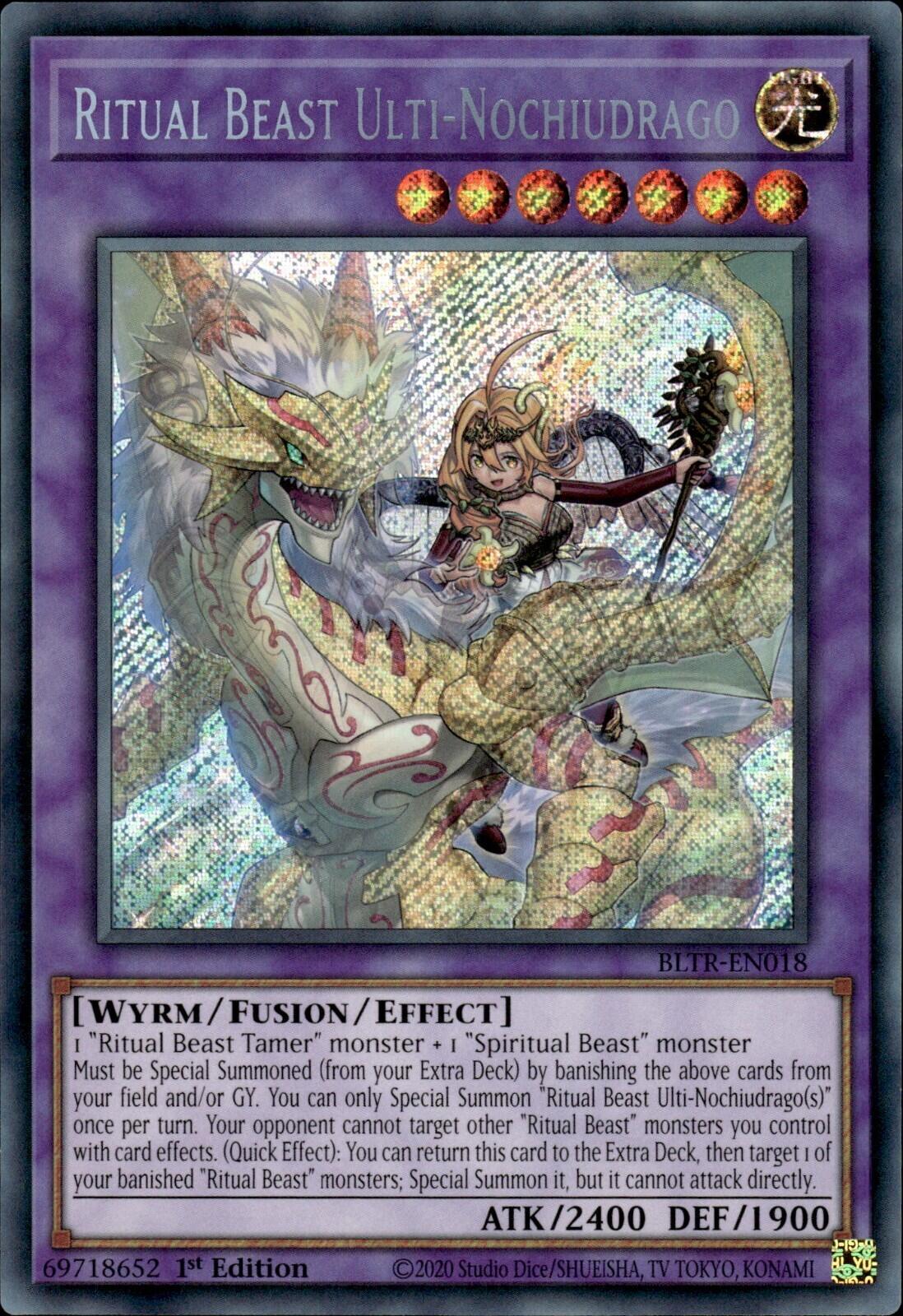 Ritual Beast Ulti-Nochiudrago [BLTR-EN018] Secret Rare | Exor Games New Glasgow