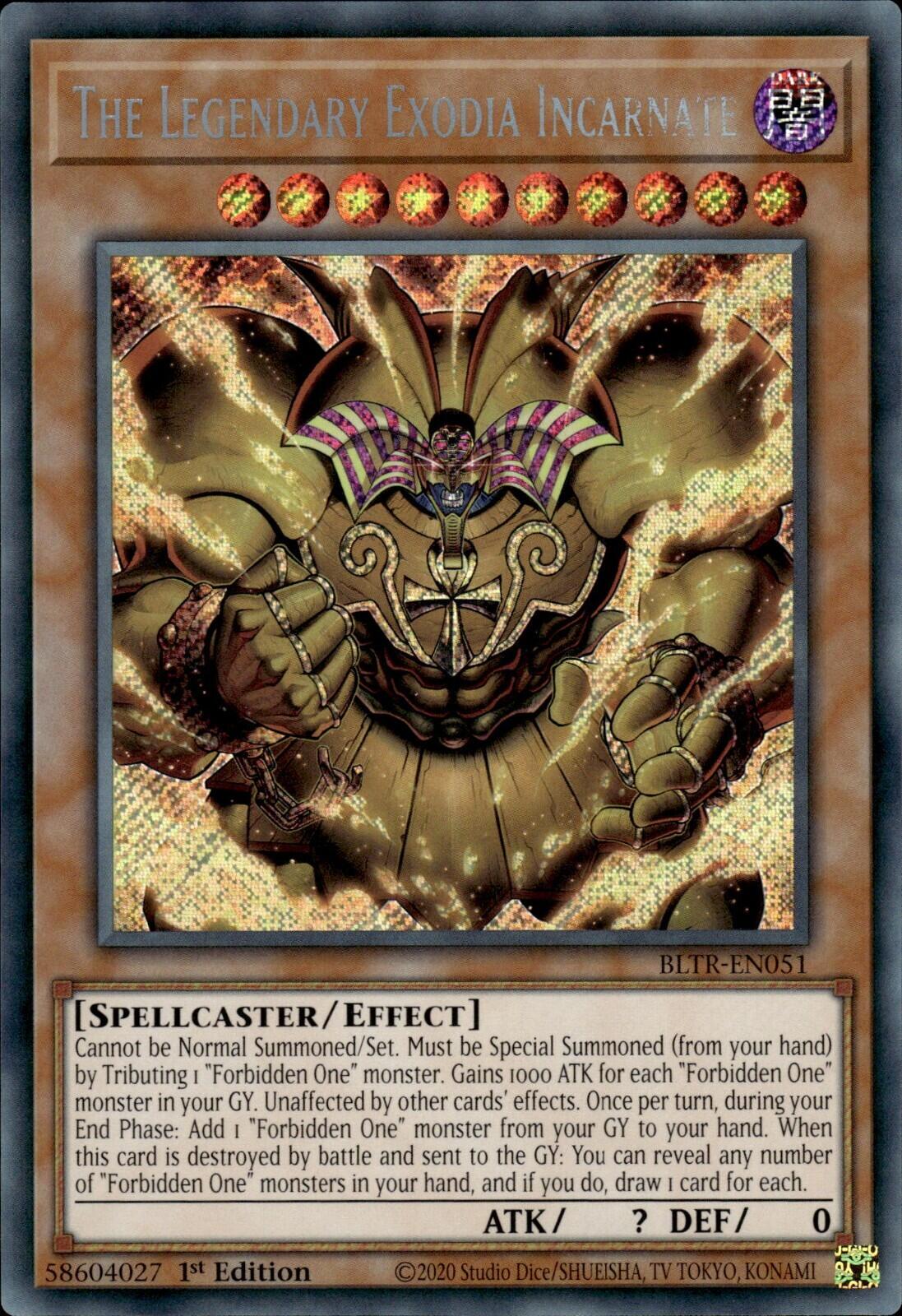 The Legendary Exodia Incarnate [BLTR-EN051] Secret Rare | Exor Games New Glasgow