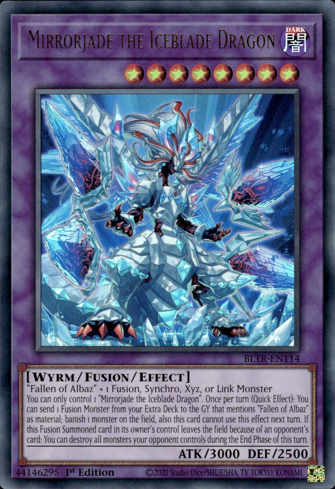 Mirrorjade the Iceblade Dragon [BLTR-EN114] Ultra Rare | Exor Games New Glasgow