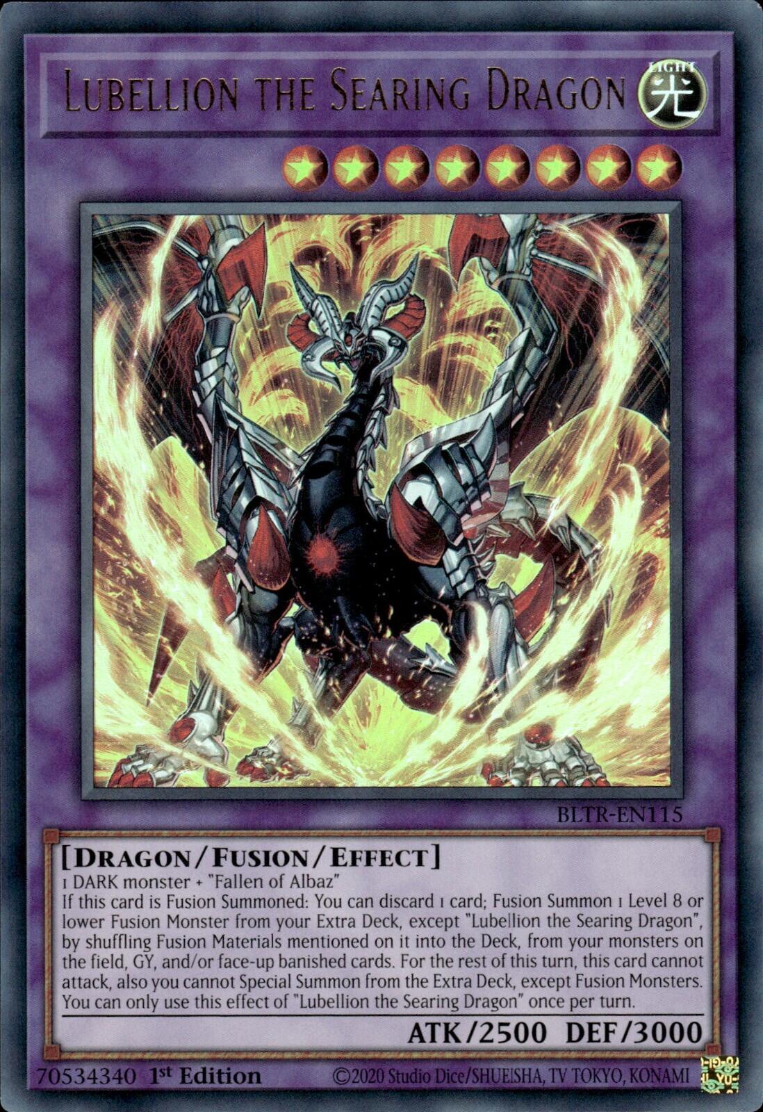 Lubellion the Searing Dragon [BLTR-EN115] Ultra Rare | Exor Games New Glasgow