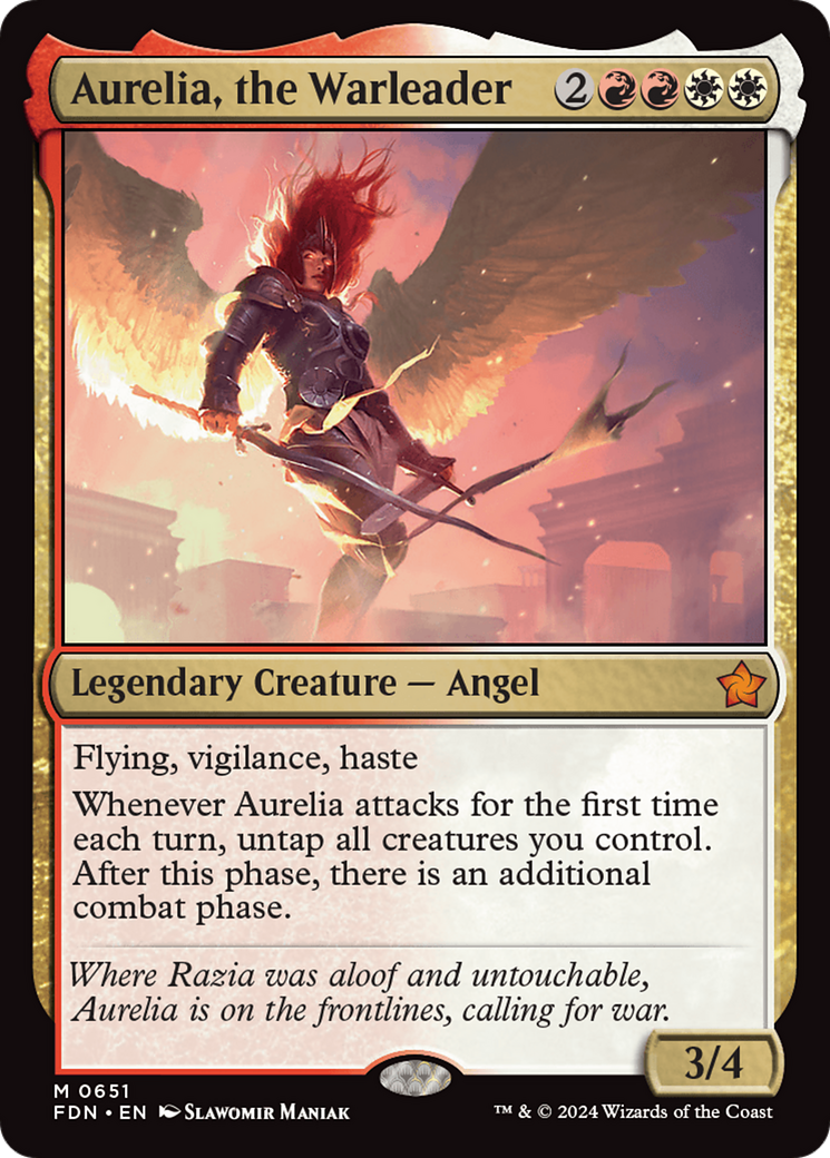 Aurelia, the Warleader [Foundations] | Exor Games New Glasgow