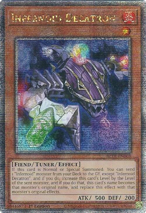 Infernoid Decatron (Quarter Century Secret Rare) [BLTR-EN069] Quarter Century Secret Rare | Exor Games New Glasgow