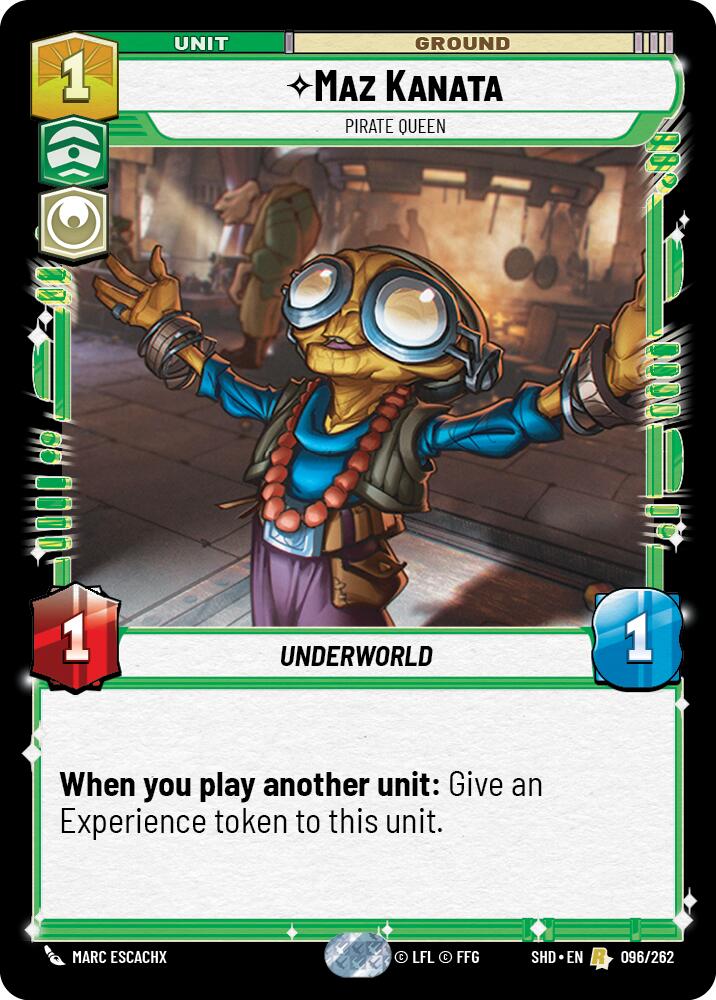 Maz Kanata - Pirate Queen (096/262) (096/262) [Shadows of the Galaxy] | Exor Games New Glasgow