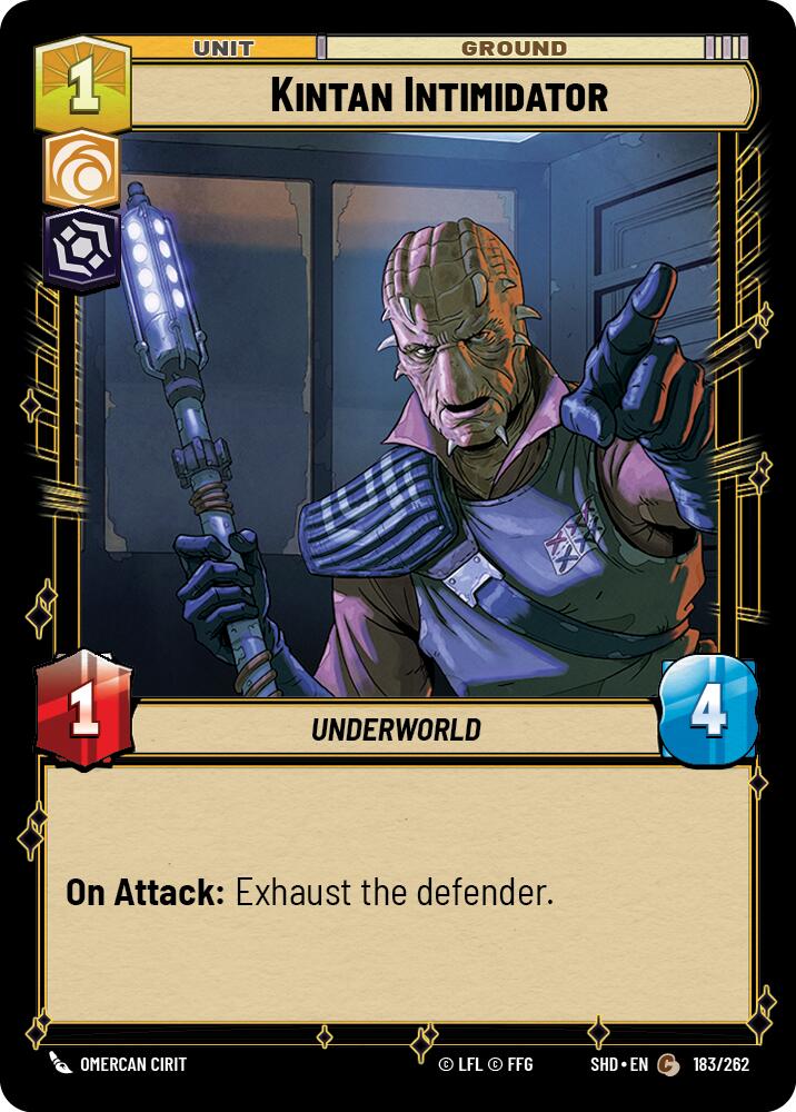 Kintan Intimidator (183/262) (183/262) [Shadows of the Galaxy] | Exor Games New Glasgow