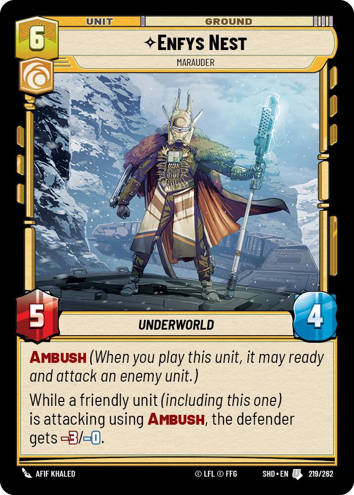 Enfys Nest - Marauder (219/262) (219/262) [Shadows of the Galaxy] | Exor Games New Glasgow