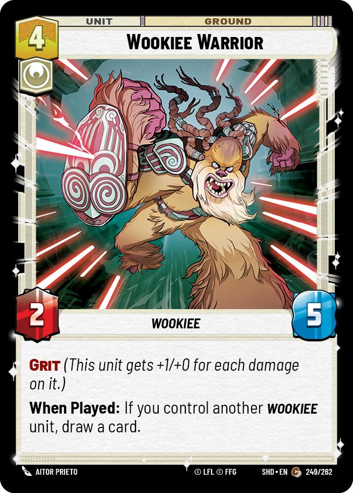 Wookiee Warrior (249/262) (249/262) [Shadows of the Galaxy] | Exor Games New Glasgow