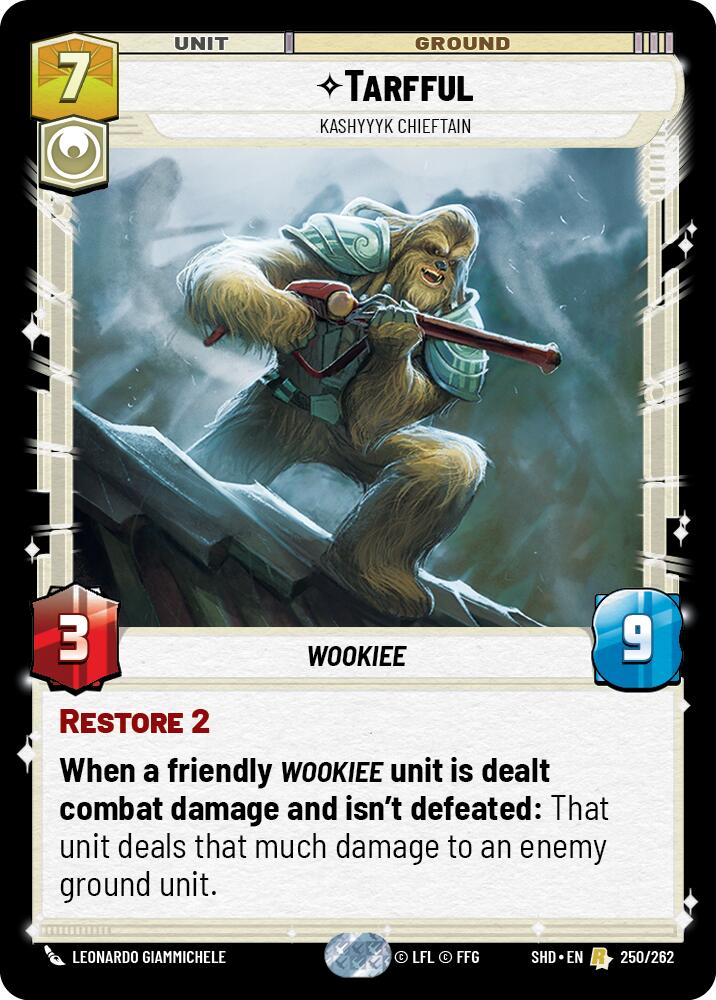 Tarfful - Kashyyyk Chieftain (250/262) (250/262) [Shadows of the Galaxy] | Exor Games New Glasgow