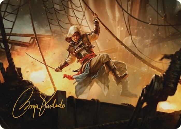 Edward Kenway Art Card (Gold-Stamped Signature) [Assassin's Creed Art Series] | Exor Games New Glasgow