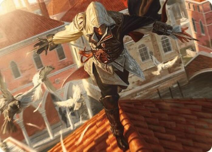 Ezio, Blade of Vengeance Art Card [Assassin's Creed Art Series] | Exor Games New Glasgow