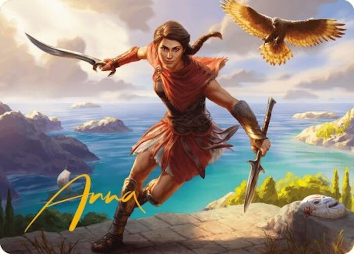 Kassandra, Eagle Bearer Art Card (Gold-Stamped Signature) [Assassin's Creed Art Series] | Exor Games New Glasgow