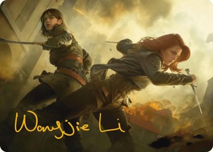 Mary Read and Anne Bonny Art Card (Gold-Stamped Signature) [Assassin's Creed Art Series] | Exor Games New Glasgow