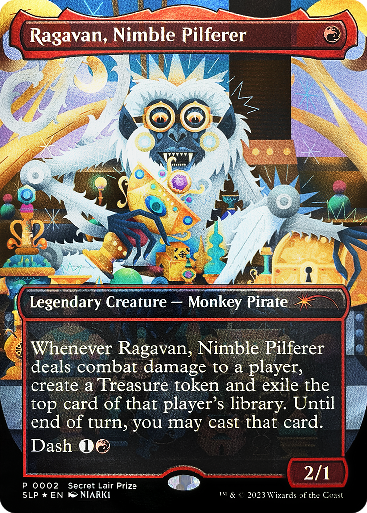 Ragavan, Nimble Pilferer (Borderless) [Secret Lair Showdown] | Exor Games New Glasgow