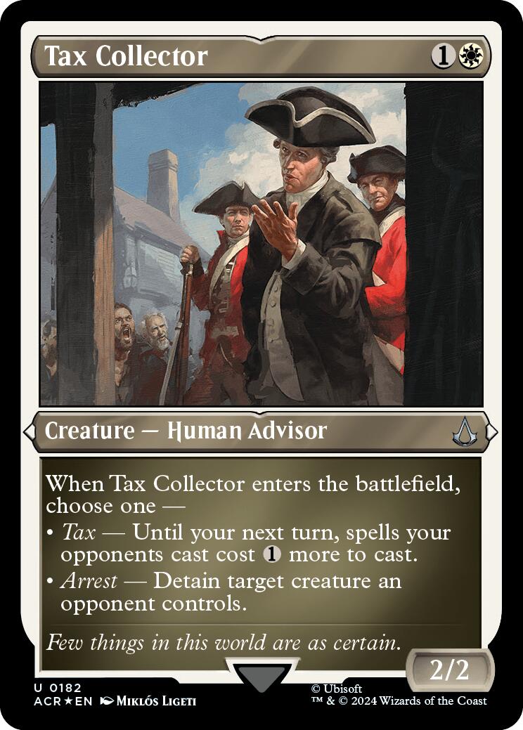 Tax Collector (Foil Etched) [Assassin's Creed] | Exor Games New Glasgow