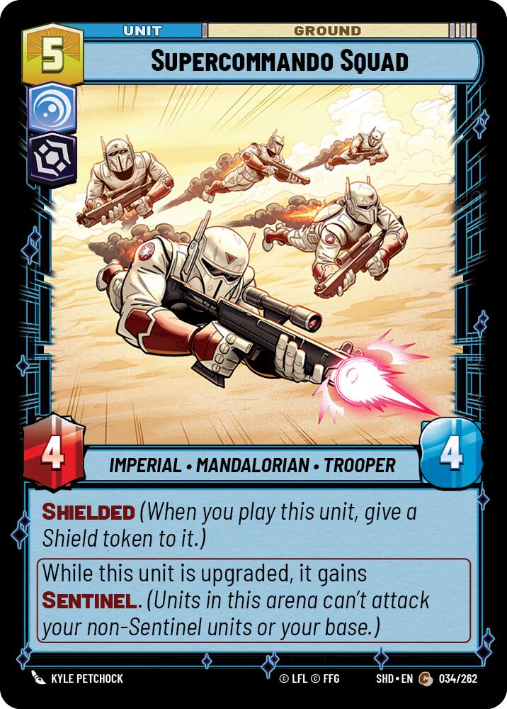 Supercommando Squad (034/262) (034/262) [Shadows of the Galaxy] | Exor Games New Glasgow