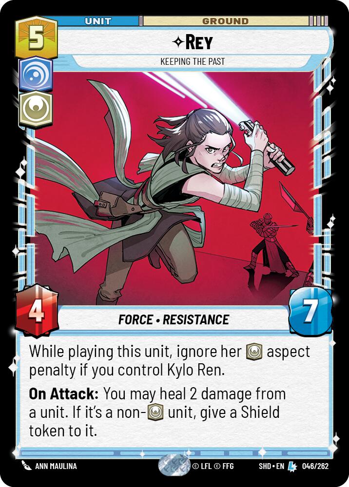 Rey - Keeping the Past (046/262) (046/262) [Shadows of the Galaxy] | Exor Games New Glasgow