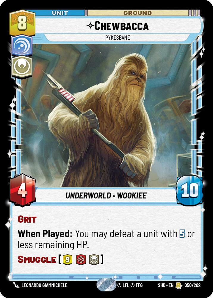 Chewbacca - Pykesbane (050/262) [Shadows of the Galaxy] | Exor Games New Glasgow