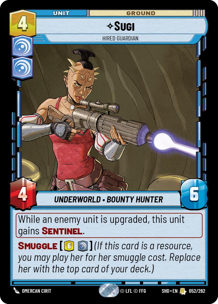 Sugi - Hired Guardian (052/262) (052/262) [Shadows of the Galaxy] | Exor Games New Glasgow