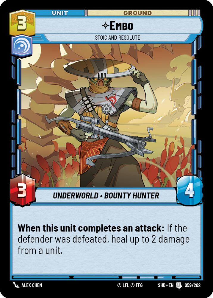 Embo - Stoic and Resolute (059/262) (059/262) [Shadows of the Galaxy] | Exor Games New Glasgow