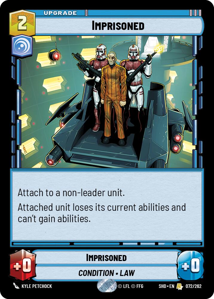Imprisoned (072/262) (072/262) [Shadows of the Galaxy] | Exor Games New Glasgow