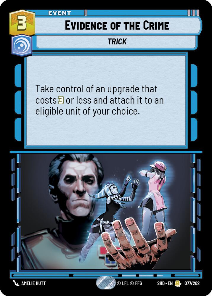 Evidence of the Crime (077/262) (077/262) [Shadows of the Galaxy] | Exor Games New Glasgow