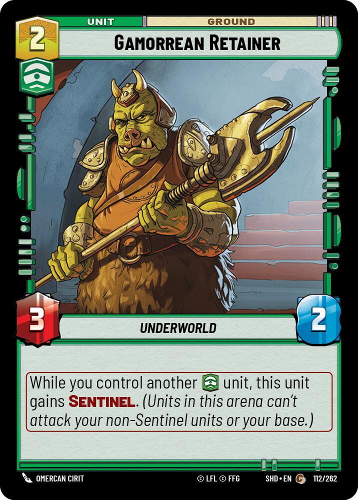 Gamorrean Retainer (112/262) (112/262) [Shadows of the Galaxy] | Exor Games New Glasgow