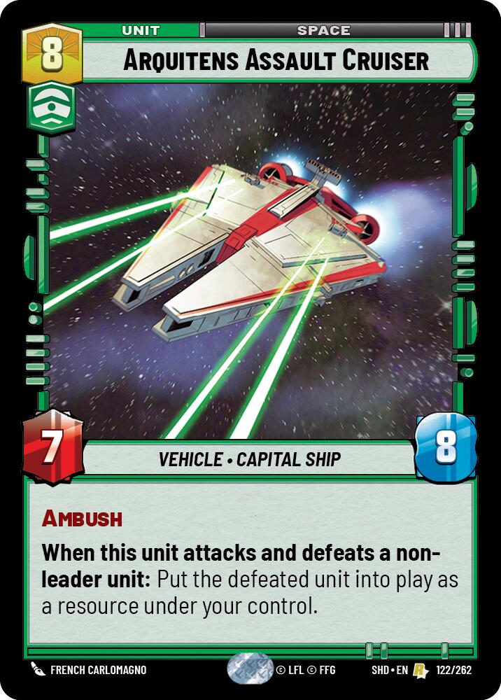 Arquitens Assault Cruiser (122/262) (122/262) [Shadows of the Galaxy] | Exor Games New Glasgow
