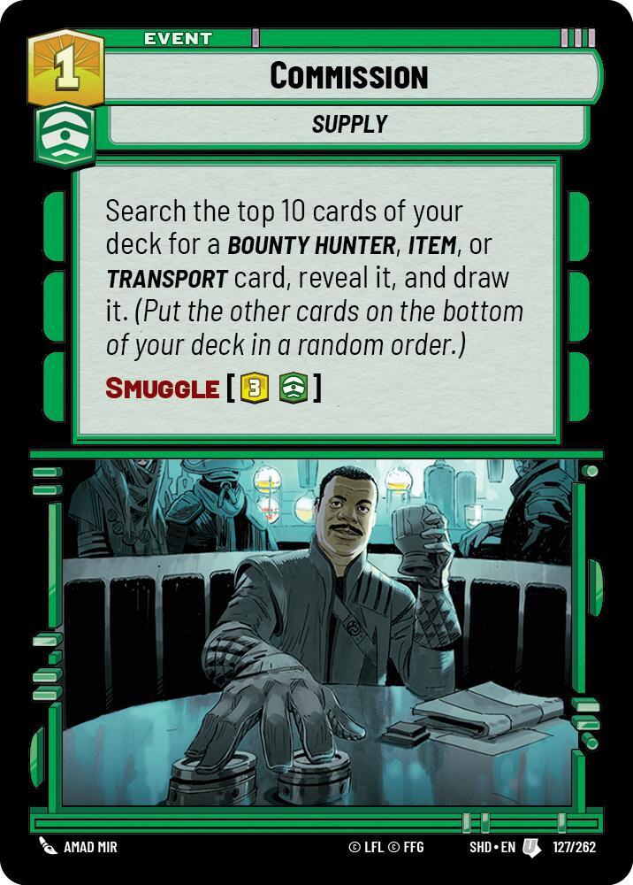 Commission (127/262) (127/262) [Shadows of the Galaxy] | Exor Games New Glasgow