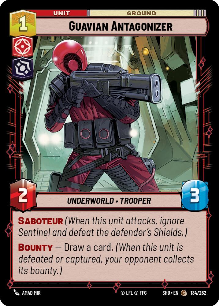Guavian Antagonizer (134/262) (134/262) [Shadows of the Galaxy] | Exor Games New Glasgow