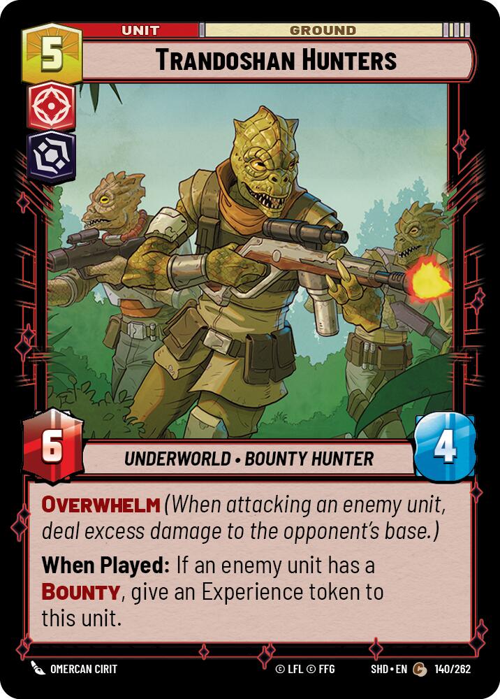Trandoshan Hunters (140/262) (140/262) [Shadows of the Galaxy] | Exor Games New Glasgow