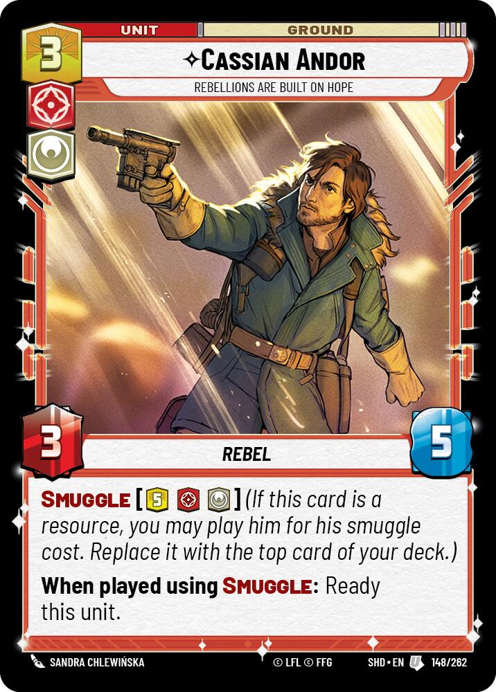 Cassian Andor - Rebellions Are Built On Hope (148/262) (148/262) [Shadows of the Galaxy] | Exor Games New Glasgow