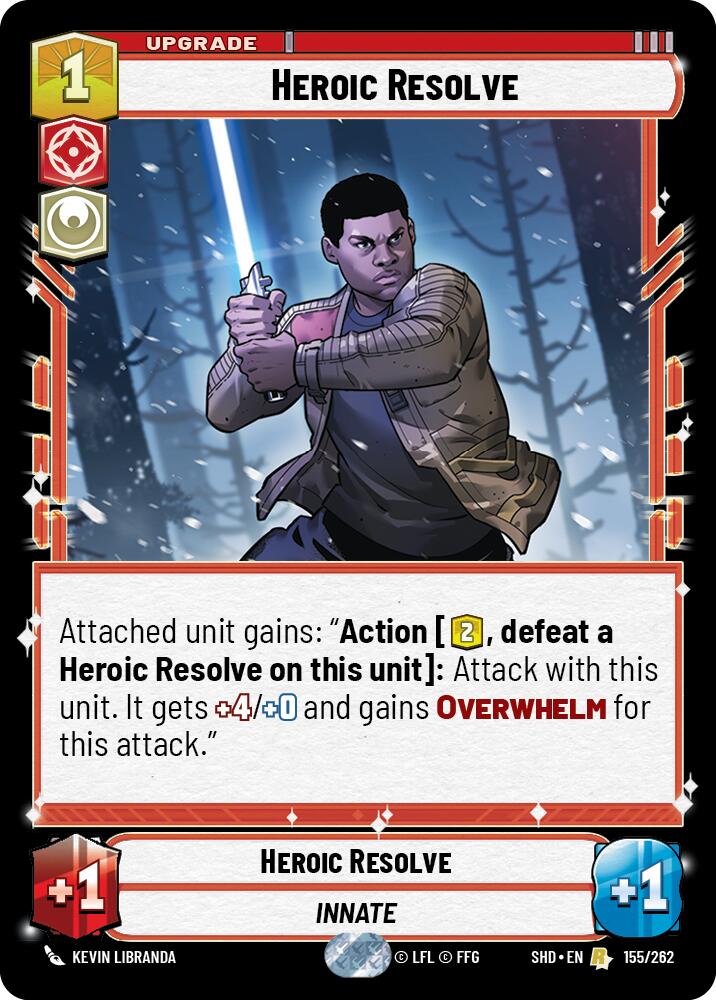 Heroic Resolve (155/262) (155/262) [Shadows of the Galaxy] | Exor Games New Glasgow