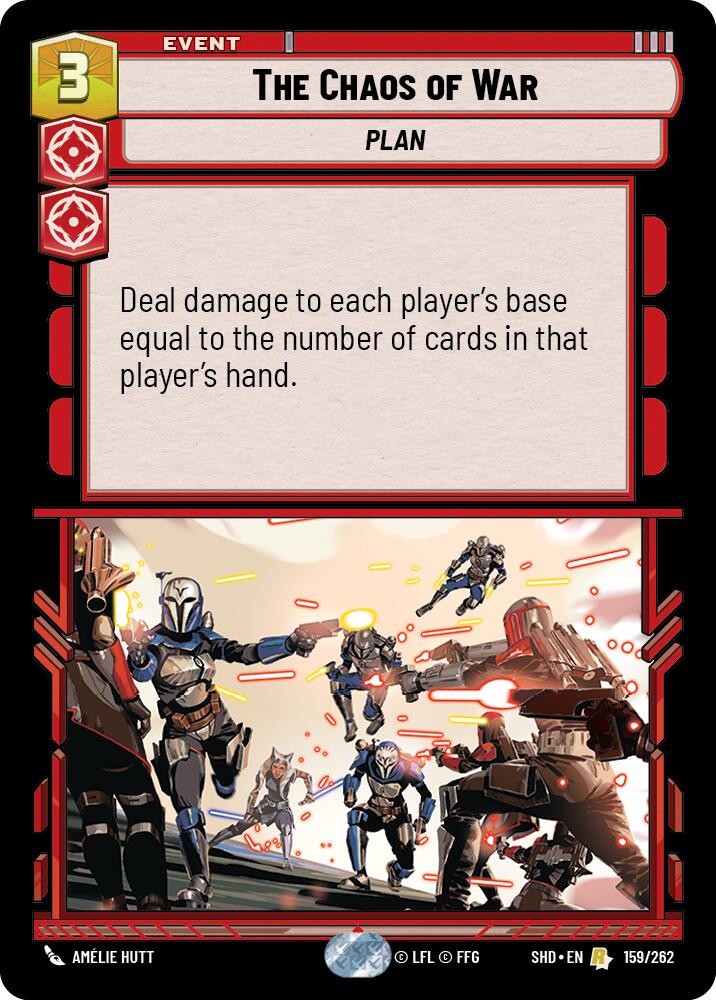 The Chaos of War (159/262) (159/262) [Shadows of the Galaxy] | Exor Games New Glasgow
