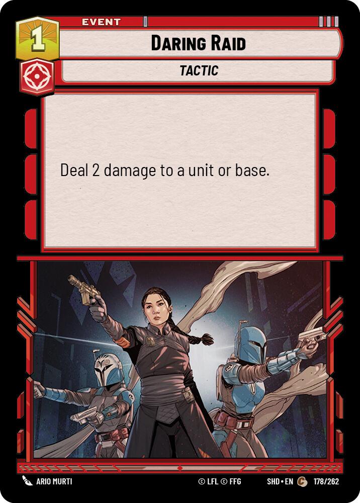 Daring Raid (178/262) (178/262) [Shadows of the Galaxy] | Exor Games New Glasgow