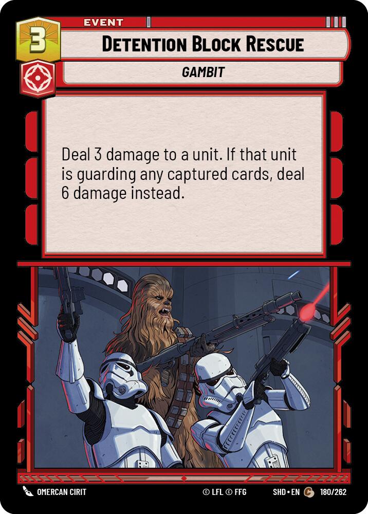 Detention Block Rescue (180/262) (180/262) [Shadows of the Galaxy] | Exor Games New Glasgow