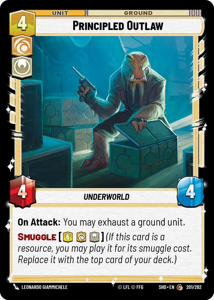 Principled Outlaw (201/262) (201/262) [Shadows of the Galaxy] | Exor Games New Glasgow